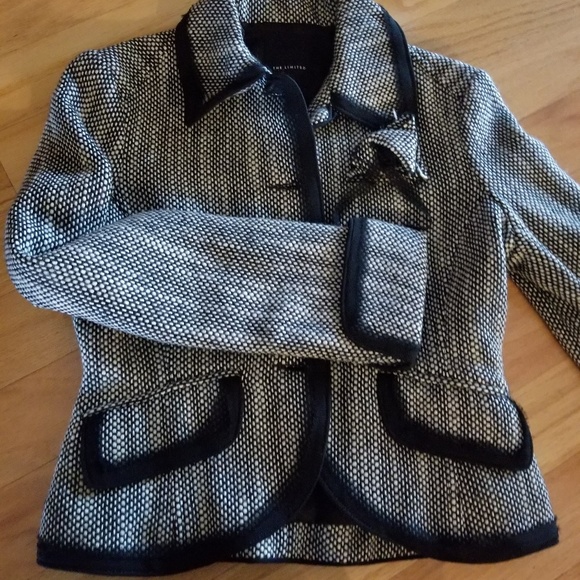 Tweed black n white jacket - Picture 5 of 6